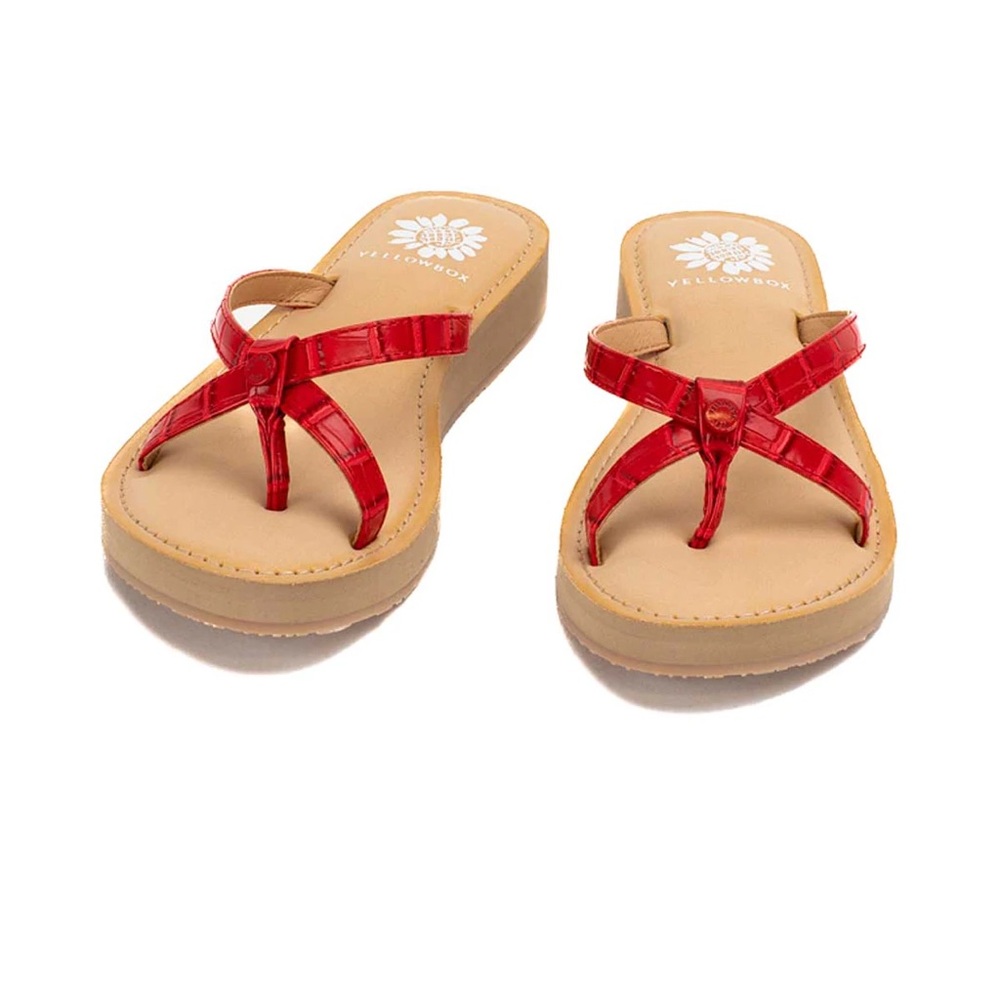 Yellow Box Women's Red Sandals